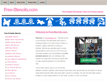 Tablet Screenshot of free-stencils.com