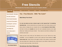 Tablet Screenshot of free-stencils.net